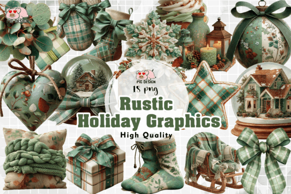 Download Rustic Holiday Graphics PNG - Graphic Collection
