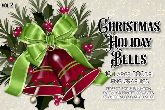 Download Christmas Bell Holiday Graphics Set 2 - Graphic Collection