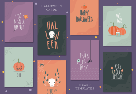 Download Halloween PNG Card Templates - Premium Resources