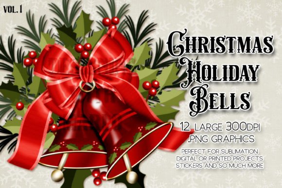Download Christmas Bell Holiday Graphics Set 1 - Graphic Collection