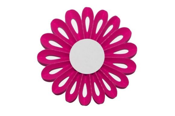 Download 3D Rosette Pleated Flower Paper Decor - Premium Resources