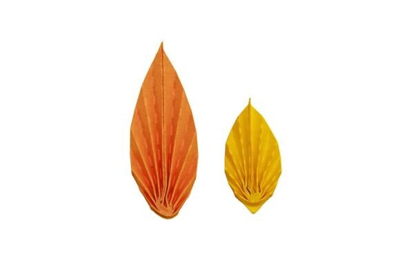 Download 3D Pleated Leaf Paper Decor - Premium Resources