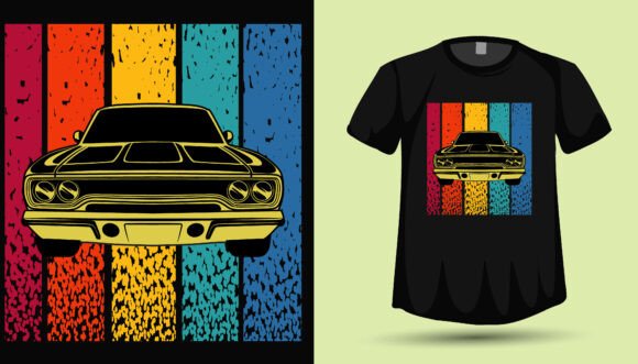 Download Vintage Car Tshirt Design Graphics - Graphic Collection