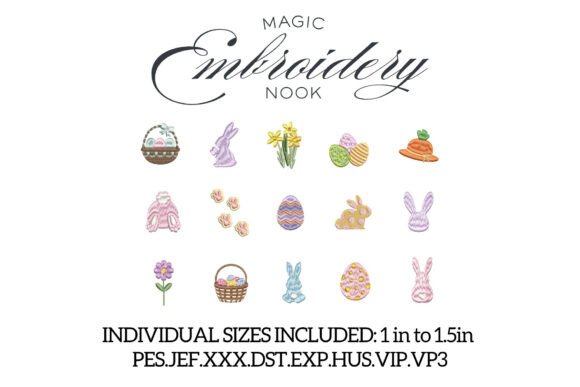 Download Mini Easter Bundle X 15 Designs - Easter bundle Collection